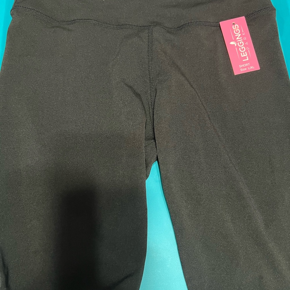 Women black bike shorts